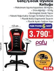 GENÇ/ÇOCUK OYUNCU KOLTUĞU fiyat ve kampanya bilgisi